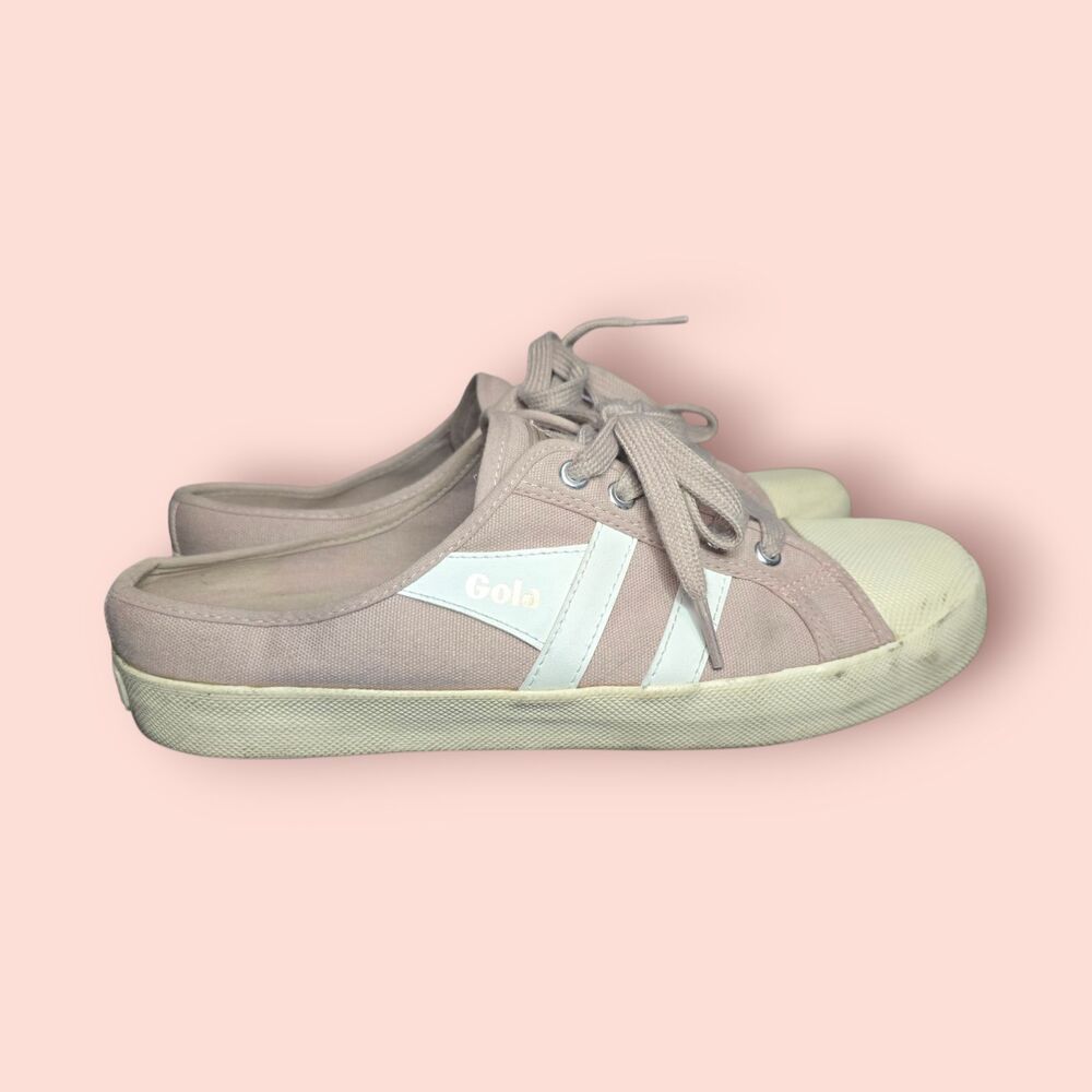 Gola Coaster Slip On Sneakers Womens Dusty Pink Casual Comfort Athletic Shoes 10